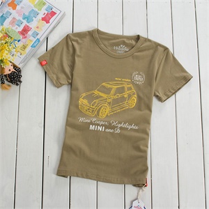 Hodoo Minicooper 韩版女款可爱纯棉短袖T恤 TS1048