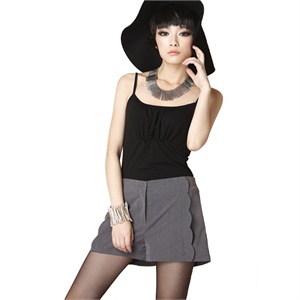 TT.COLOR 2012春夏新款女装 甜美花瓣边 纯色百搭 短裤 热裤K103