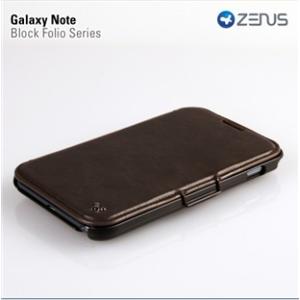 Zenus三星 i9228 N7000 i9220 原装皮套 商务后盖皮套（咖啡）
