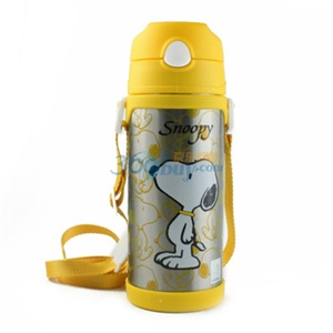 Snoopy 史努比 水杯开关式儿童隐形背带壶 T-SP507蓝色