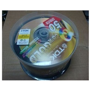 正品刻录盘 品牌 TDK CD-R 52X 700MB 黄金面