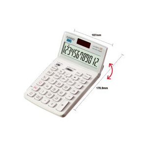 【正规授权经销商】原装正品CASIO卡西欧JW-200TV-WE商务式计算器