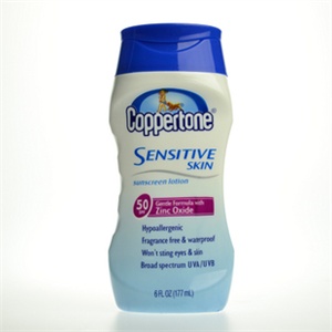 Coppertone水宝宝敏感肌肤防晒乳液SPF50 177ml
