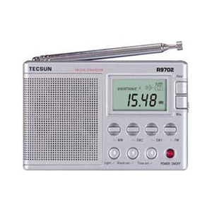 德生收音机R-9702 数码显示二次变频多波段立体声收音机