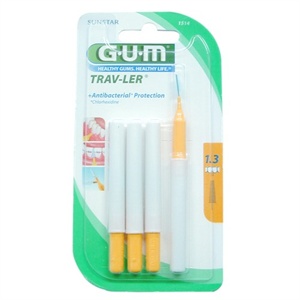 GUM拜得乐 旅行装牙缝刷圆锥形（4支装）