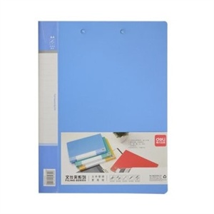 得力文具 办公用品 5349 8寸长押夹+板夹 【规格】A4