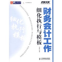 财务会计工作细化执行与模板(1CD)