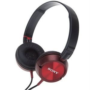 索尼（Sony） MDR-ZX300 耳机 红色