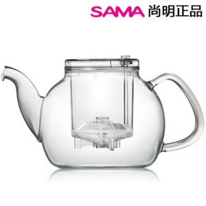 尚明正品EC-25 功夫茶具 进口耐高温玻璃茶壶/冲茶器 大容量900ml