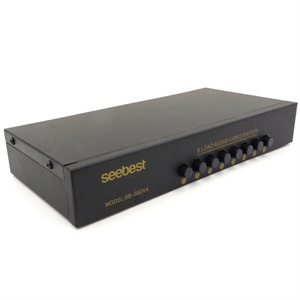 视贝音视频切换器 SB-S82VA 8路视音频切换器8进2出