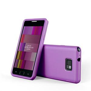 新品！韩国原产SGP i9100 Galaxy S2 保护套 硅胶套 磨砂紫色