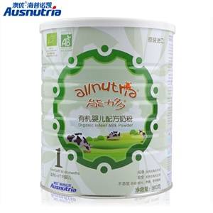 澳优 法国原装进口能力多有机婴儿配方奶粉1段0-6个月 800G 听装