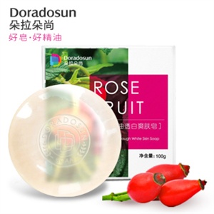 朵拉朵尚玫瑰果油 手工皂 洁面皂 美白 保湿 提亮肤色