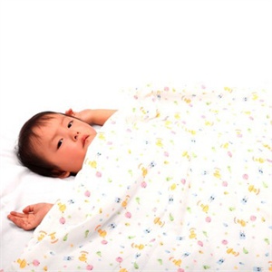 威尔贝鲁水果乐园婴儿床品精梳棉纱布婴儿童被