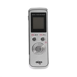 【当当自营】aigo 爱国者 R5506 录音笔 银色 4G