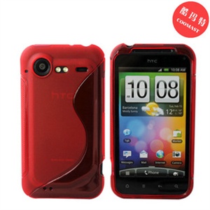 HTC g11手机壳 htc G11 S710E 手机套 保护套 海水与火焰(大红)