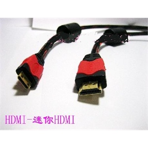 MiniHDMI(Mini Hdmi) 迷你HDMI 高清摄像机/DV专用 1.3版 3米