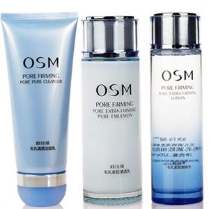 欧诗漫毛孔清透洁面乳100ml+紧致细肤水120ml+紧致清透乳100ml+