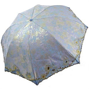 2012新款 天堂伞 三折 带手提包遮阳伞 3101E-A 水晶琉璃
