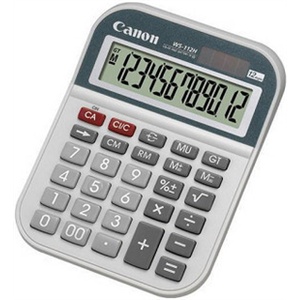 佳能 canon ws-112h 计算器 ws112h 小号台式 12位数