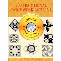 700 Traditional Patchwork Patterns CD-ROM and Book 传统拼布工艺图案（书和光盘)