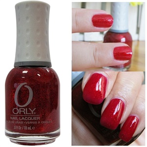 ORLY 奥利甲油 40721 Star Spangled 闪光酒红色 18ML 指甲油