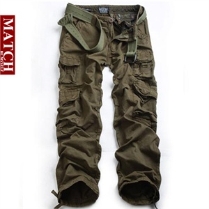 Match2011秋季新品 男士 韩版 纯棉多袋裤工装裤休闲裤长裤子6325