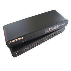 奥视通HDMI 分配器 1进4出分配器 1080P 1.3版OST-HD104