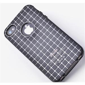 ROCK 苹果 iPhone4 iPhone 4S 保护套 手机套 软套 魔方套 透黑