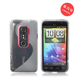 htcg17 HTC EVO 3D G17 手机壳 手机套硅胶套海水与火焰（透明）