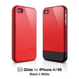新款韩国Elago S4 Glide iphone 4外壳 彩壳 保护套 红黑亮面