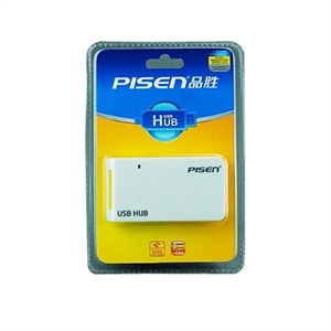 品胜 一体式USB HUB苹果专用版 USB扩展HUB 一分四 USB分线器