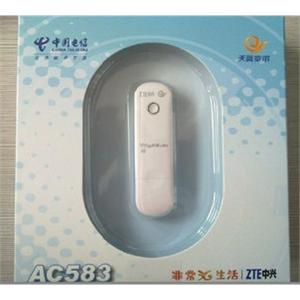 特价中国电信3G无线上网卡 中兴AC583 新款 全国联保