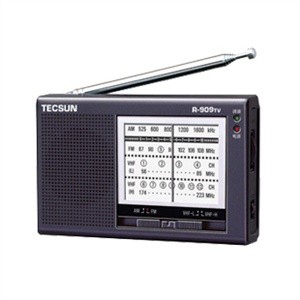 德生 R-909TV 调频/调幅/电视伴音收音机 （赠电池2节）