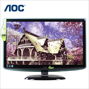 冠捷（AOC）E2440V 24英寸绿活系列宽屏LED背光液晶显示器