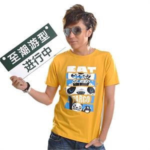 【品牌直供】【PARGO佩戈】2011新款夏装 时尚多色印花 纯棉男圆领短袖T恤1101