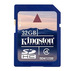 金士顿（kingston）32GB SD 存储卡(CLASS4) 终身质保！