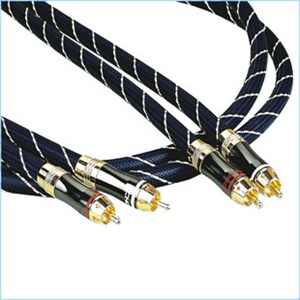秋叶原 AB-5409 双莲花线 RCA莲花头 高品质音频连接线