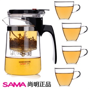 尚明SAMA正品 G-12茶具套装 5人用组合 500ML 高档礼盒套装