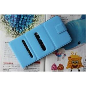酷玛特 三星 i9100 皮套 手机套手机壳炫彩纤薄系列（浅蓝）