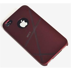 ROCK 苹果 apple iphone4G 外壳 保护壳 手机套 保护套 彩壳 酒红