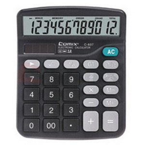 齐心文具 电子文具 齐心计算器 C-837桌面型计算器