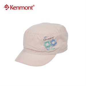 KENMONT凯蒙特 帽子 女士 平顶帽 田园风光 全棉 小军帽KM-0133