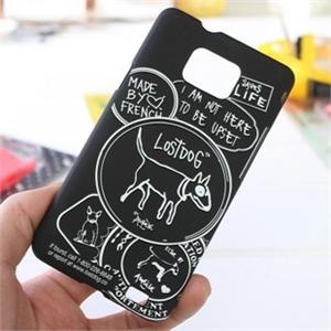 法国蓝极 Lostdog 三星 i9100 Galaxy S2 i9108 涂鸦 外壳 保护壳