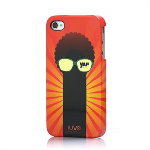 美国IUVO X YAP地下潮牌 iPhone 4S 4超薄保护壳 送膜 眼镜树