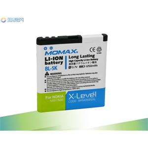 【天禧通】MOMAX高容量电池BL-5K 1250毫安