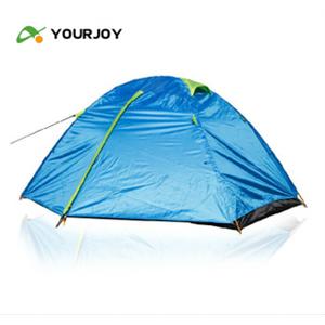 王道 户外 发光菱格铝杆帐篷双人双层帐篷专业级防暴雨 YJ