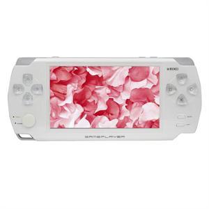 金星 JXD2000 4G PSP掌上游戏机 4.3寸 珍珠白 500万像素 高清MP5