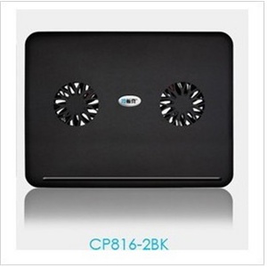 冷板凳 时彩cp816-2BK 简易版 笔记本散热器 双风扇