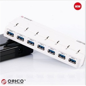 orico 7928 USB3.0 HUB极速集线器USB扩展7口HUB 超强动力 带电源